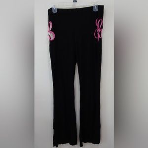 SHEIN Flower Cut Out Flare Pants - XLarge